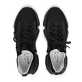 Black Mesh Athletic Sneakers | Lightweight Running Shoes