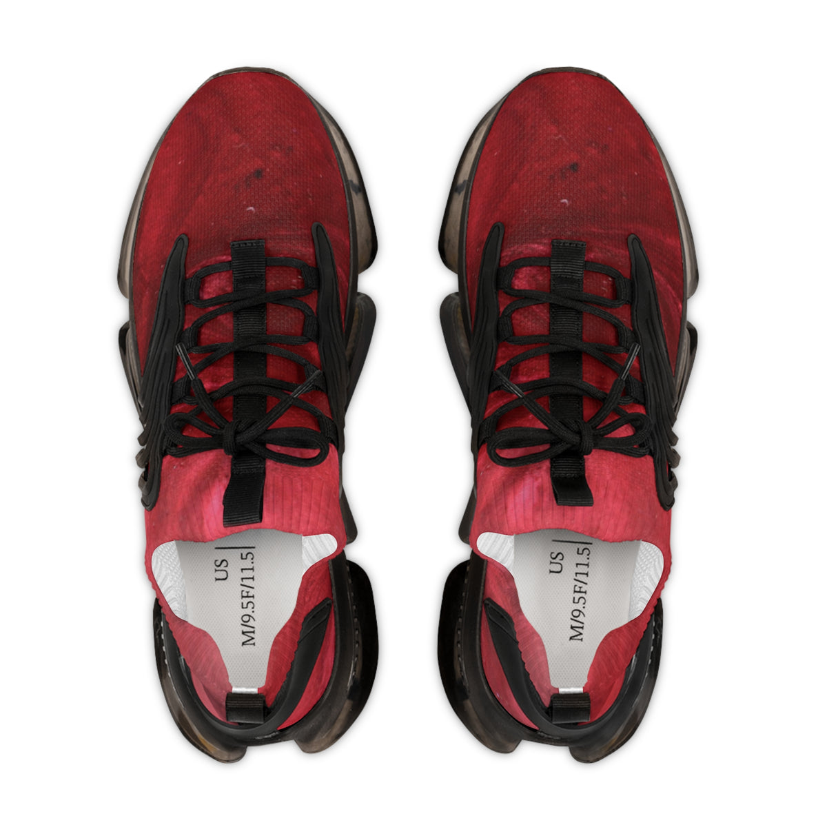 Red Mesh Athletic Sneakers | Men's Mesh Sneakers